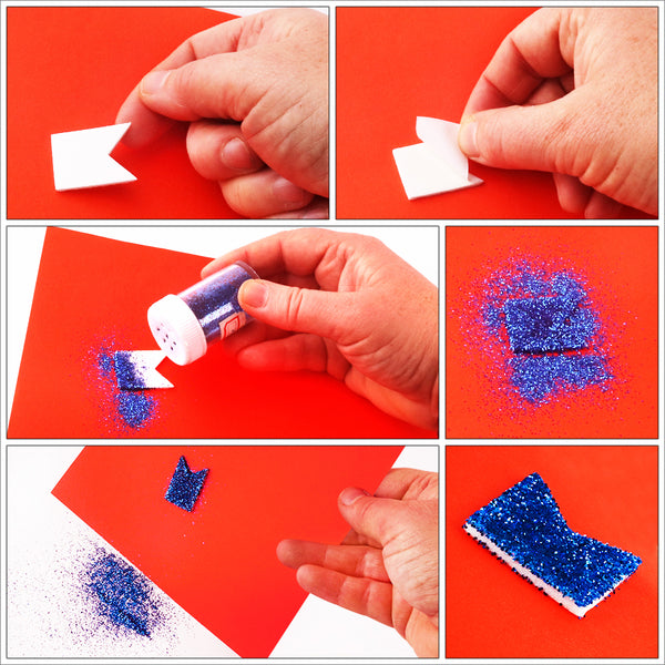 Scrapbook Adhesives 3D White  Foam Pennants