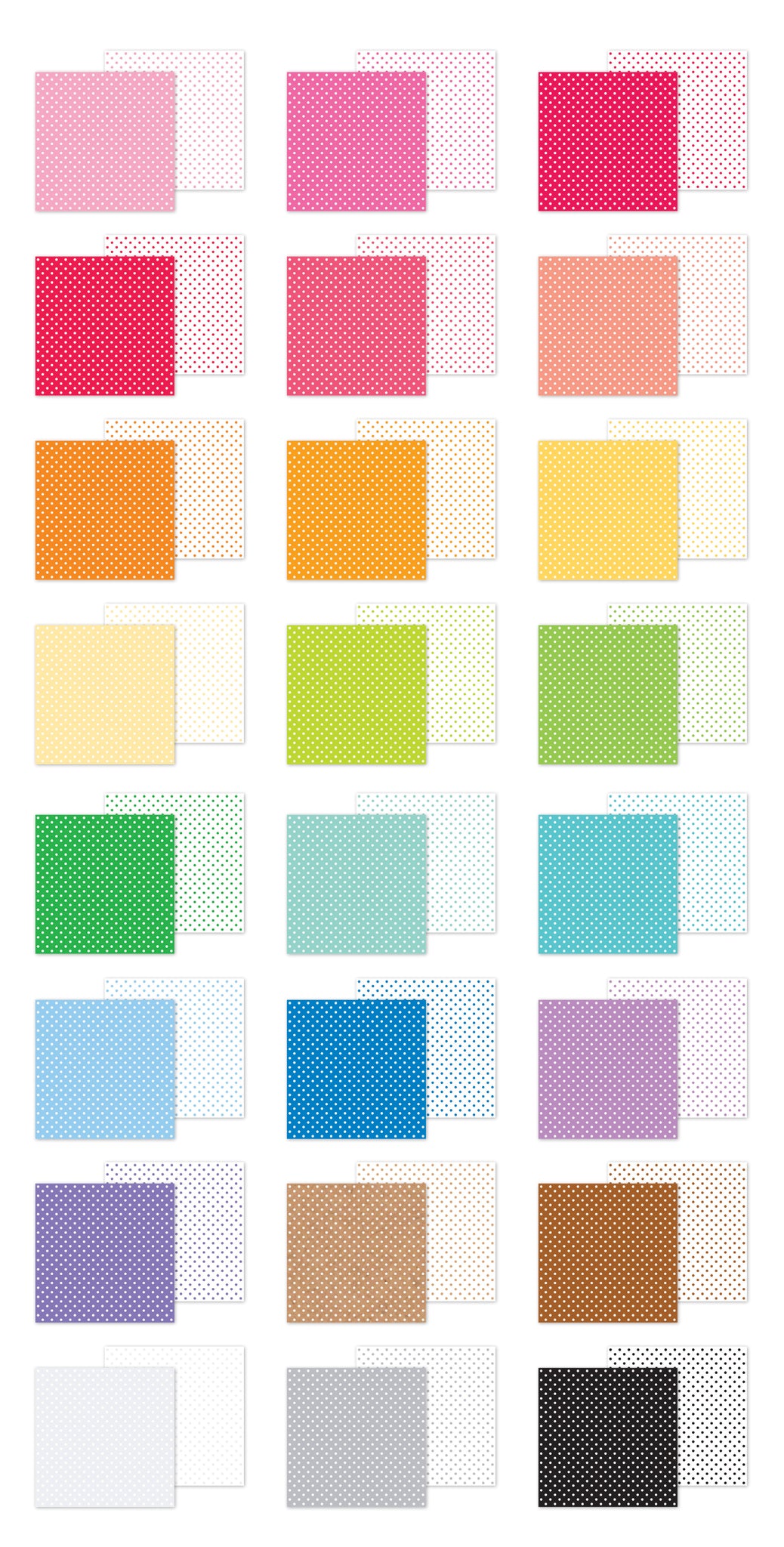 Swiss Dot Double Sided 6 x8 Paper Pad  - Doodlebug Design