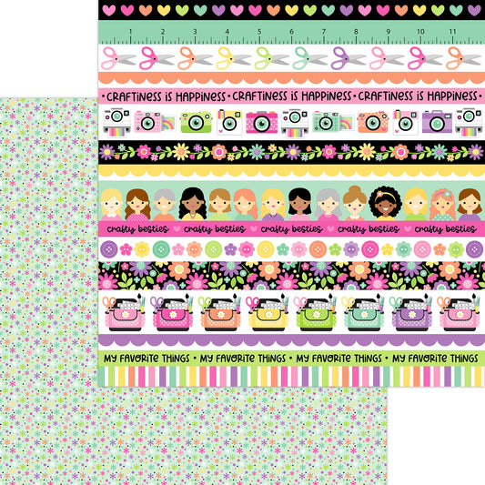 Magical Memories 12x12 double sided paper Color Me Crafty Collection by Doodlebug Designs