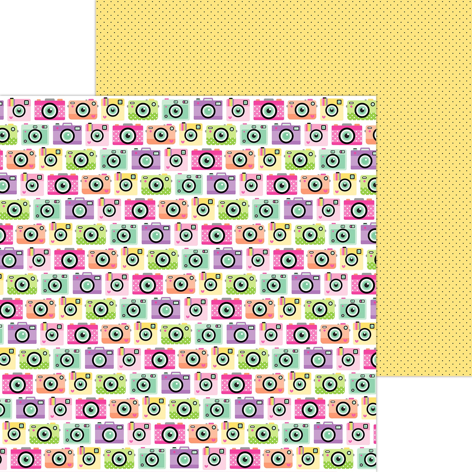 Phoo Op 12x12 Double Seded paper Color Me Crafty Collection Doodlebug Desgin