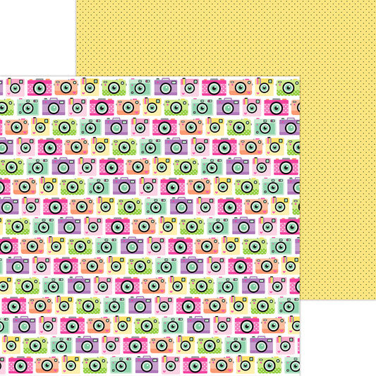 Phoo Op 12x12 Double Seded paper Color Me Crafty Collection Doodlebug Desgin