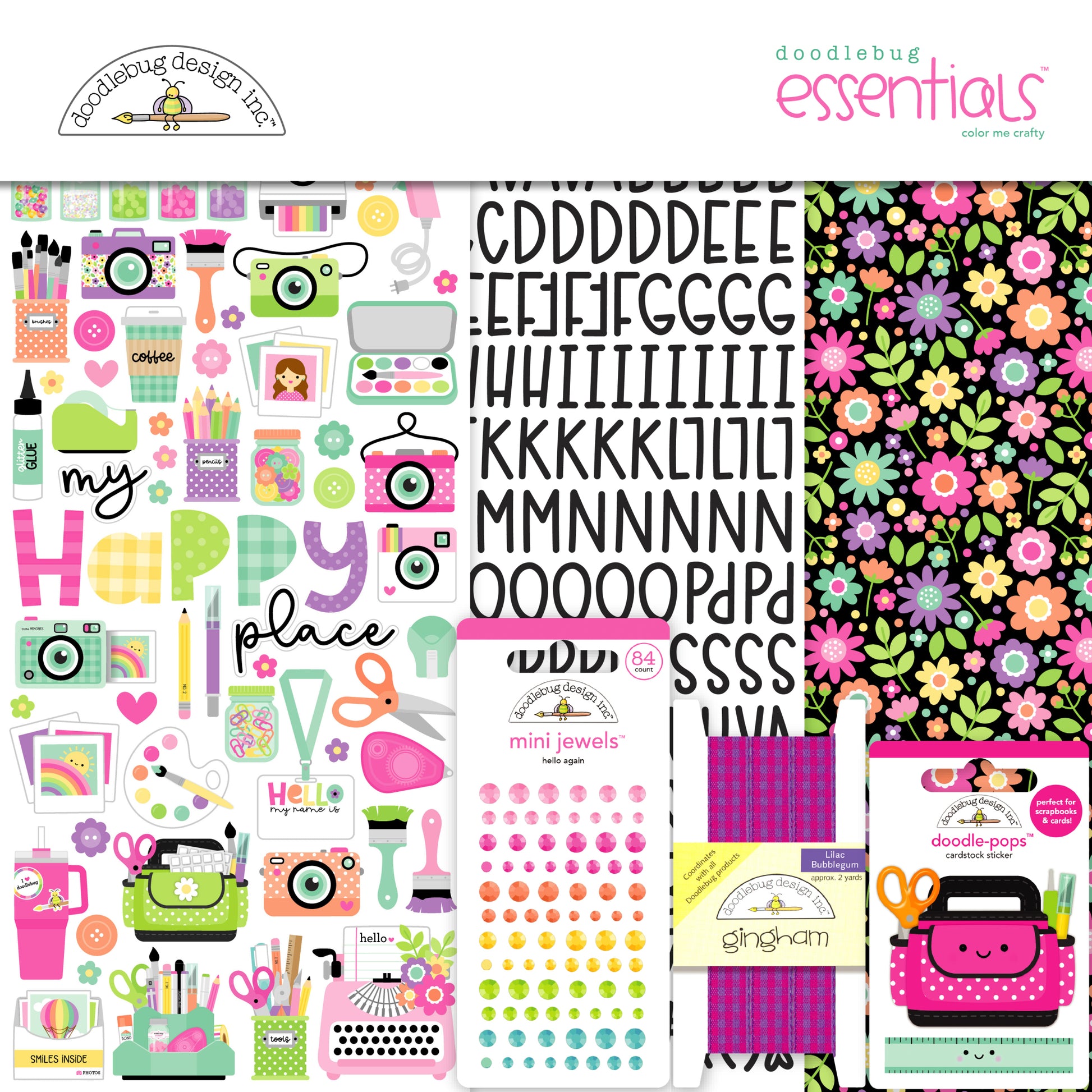 Color Me Crafty Essentials Page Kit Doodlebug Design
