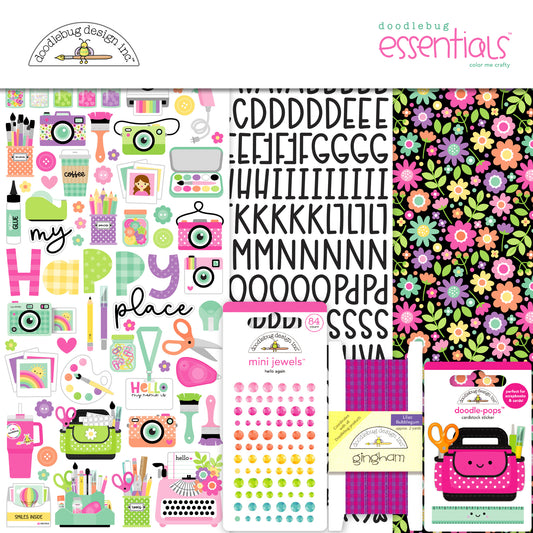 Color Me Crafty Essentials Page Kit Doodlebug Design