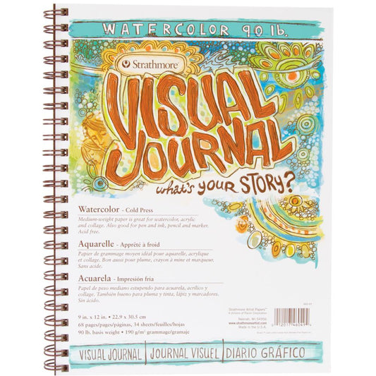 Strathmore Visual Journal Watercolor 9"X12"