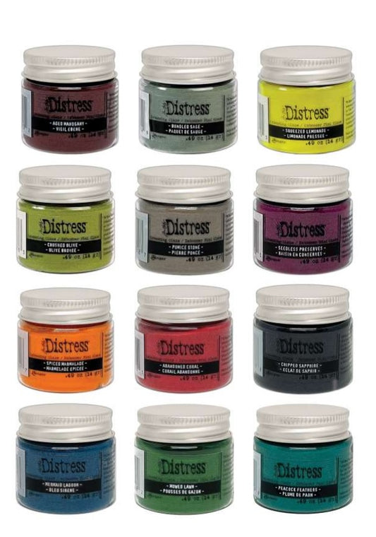 Tim Holtz Distress Embossing Glaze Powder 12 NEW Colors! Bundle or Each