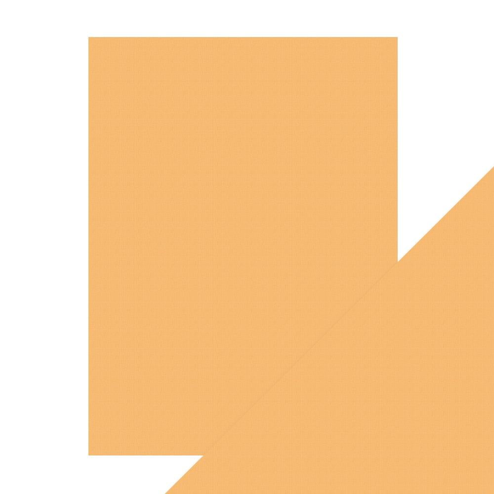 Apricot Orange - Craft Perfect Weave Textured Classic Cardstock 8.5"X11" 10/Pkg