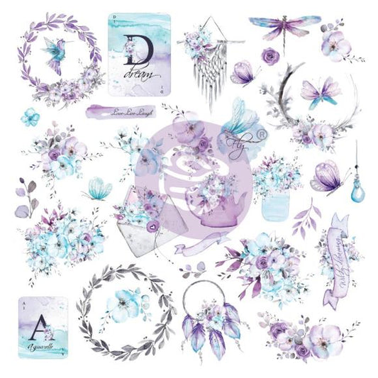 Aquarelle Dreams Cardstock Ephemera Set by Prima