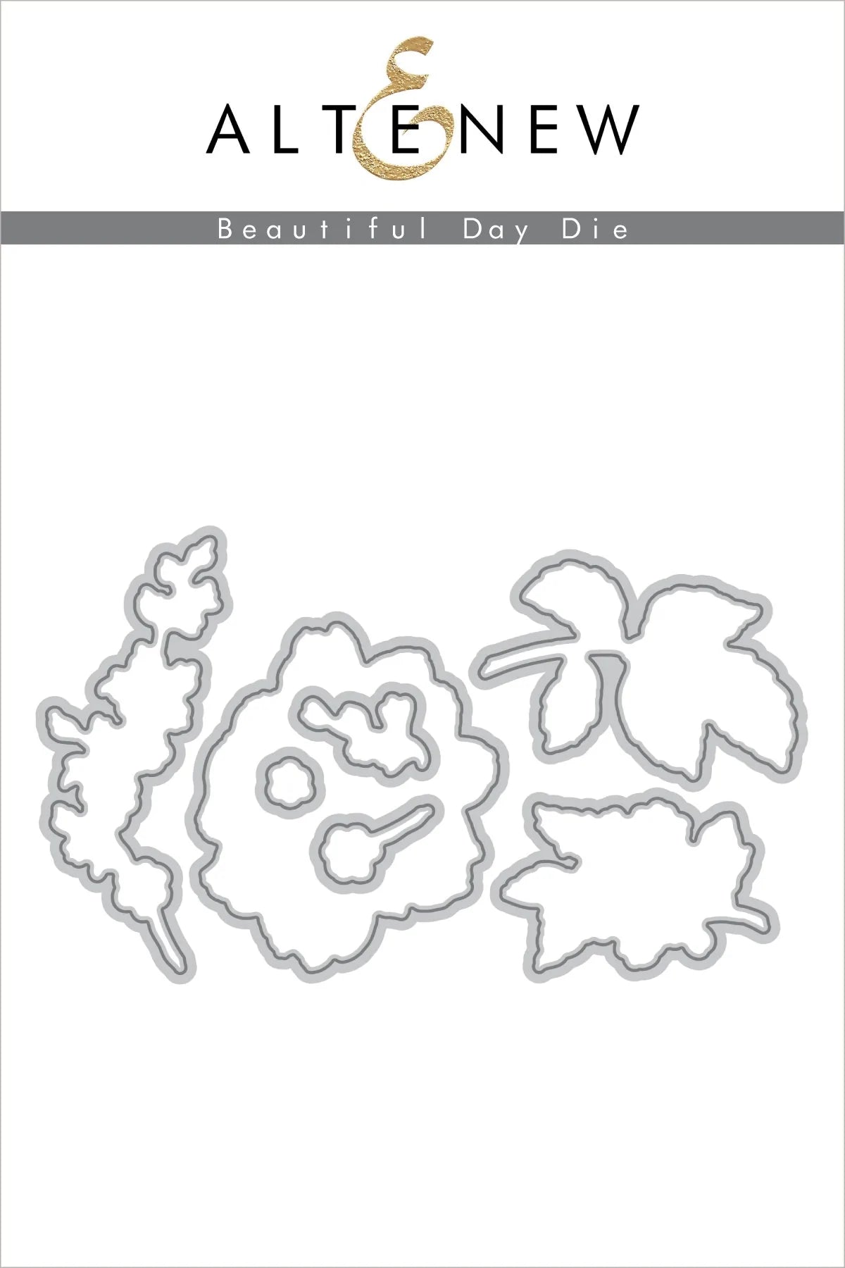 Altenew - Beautiful Day Floral Bundle Stamp Set and Die Set Bundle