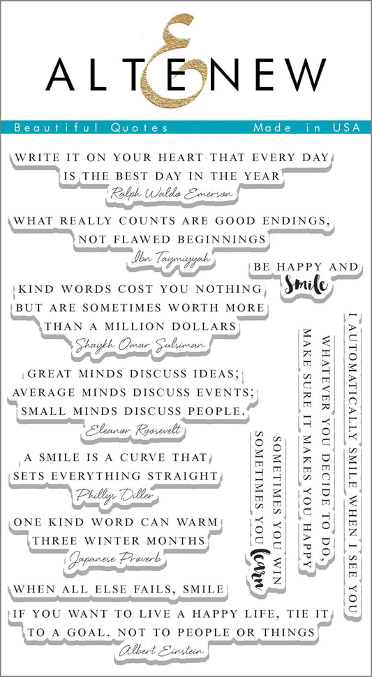 Altenew - Beautiful Quotes Stamp Set