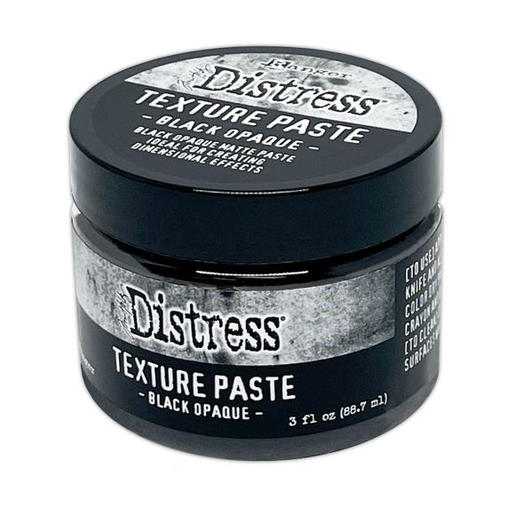 Tim Holtz Distress Black Opaque Texture Paste 3oz - Ranger