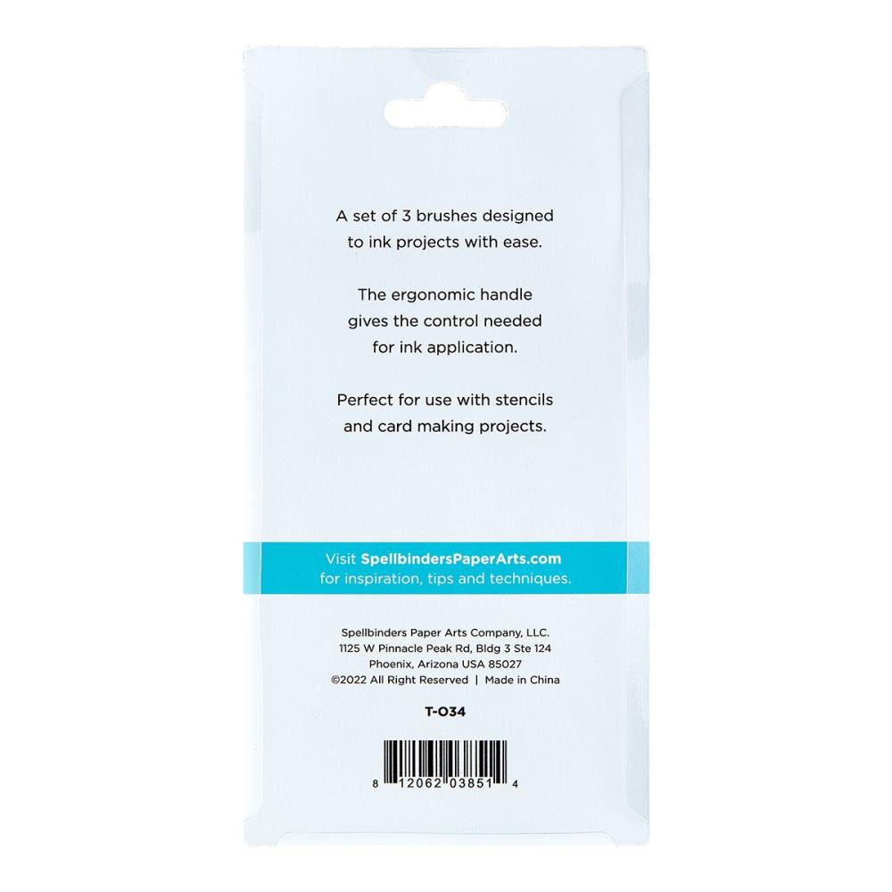 Spellbinders - Card Shoppe Essentials Collection - Blending Brushes - 3 Pack 1.25x.75