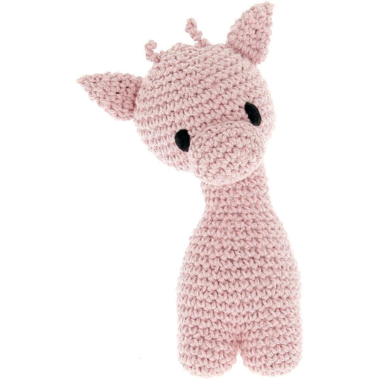 Amigurumi DIY Crochet Kit - Ziggy Giraffe - Blossom Pink - Hoooked