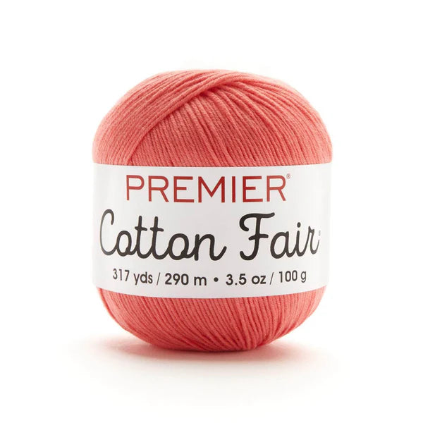 Bright Peach Premier Cotton Fair Yarn - 3 Pack