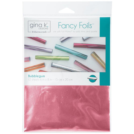 Gina K Designs - Bubblegum Pink Fancy Foils 6x8