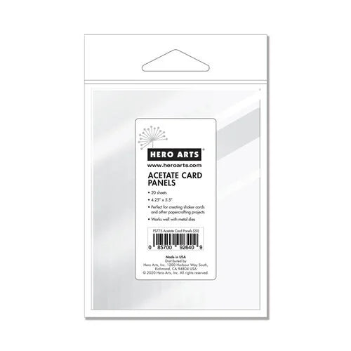 Hero Arts Card Acetate Panels