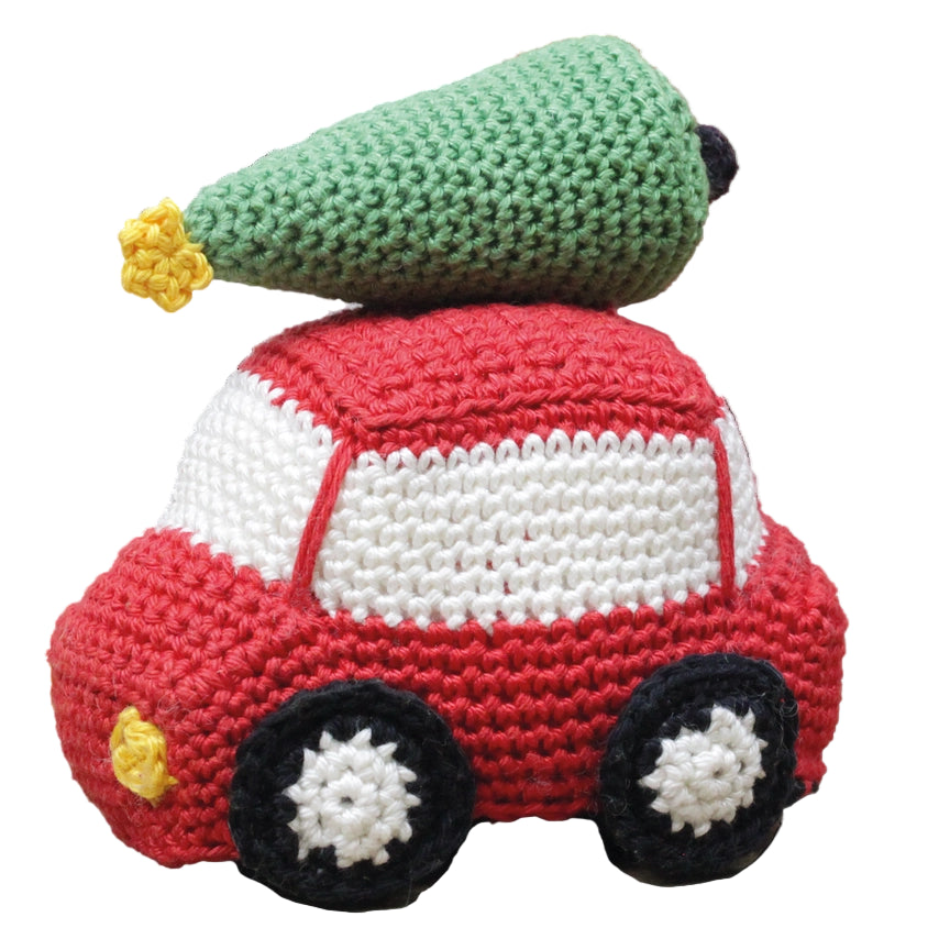 Christmas Car Crochet Kit DIY Handicraft USA