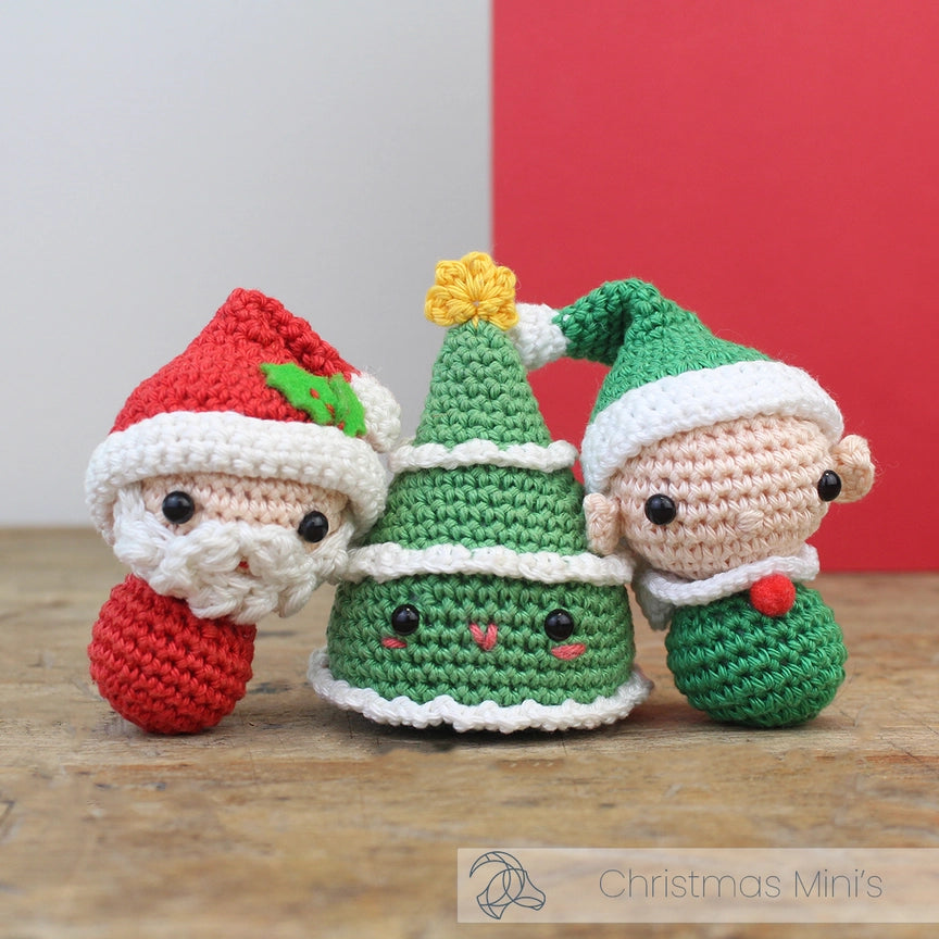 Mini Christmas Tree - DIY Crochet Kit  - Handicraft USA