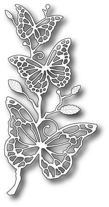 Memory Box Colette Butterfly Branch Craft Die Style 99387