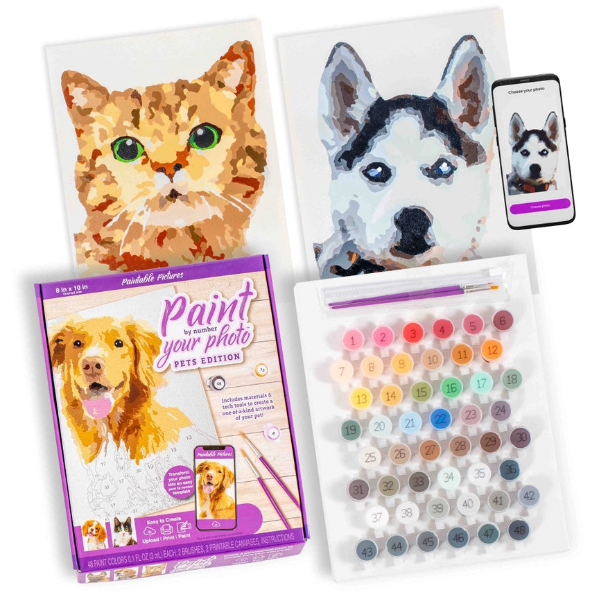 Pet Edition - Paint Your Photo by Number Kit