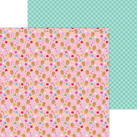 Cookies and Candy Pattern 12x12 Cardstock Oh What Fun Doodlebug Design
