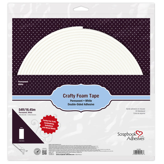 Crafty Foam Tape Roll .39"x54' Scrapbook Adhesives