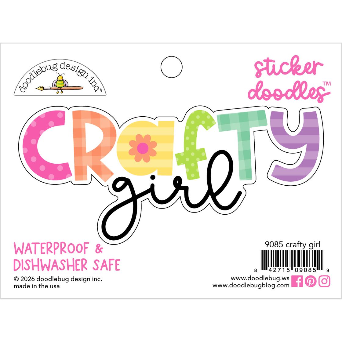 Crafty Girl Color Me Crafty Sticker Doodles Doodlebug