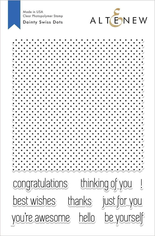 Altenew - Dainty Swiss Dots Stamp Set