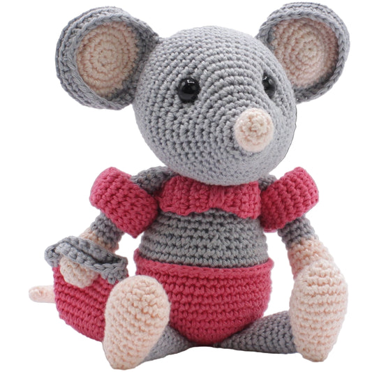 Daisy Mouse Crochet Kit DIY Handicraft UA