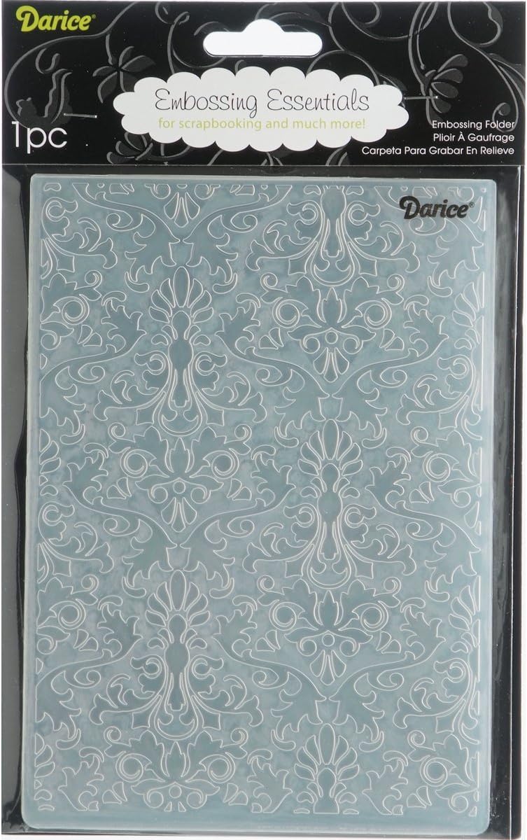 Damask Embossing folder by Darice