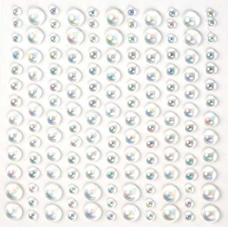 Essential Adhesive Iridescent Dew Drops Embellishments by Craft Consortium