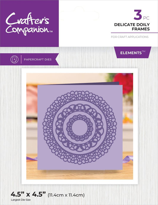 Delicate Doily Frames Crafters Companion