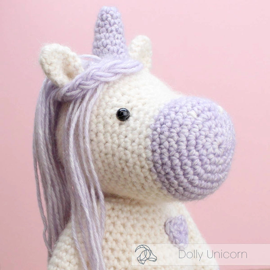 Dolly Unicorn - DIY Crochet Kit  - Hardicraft USA