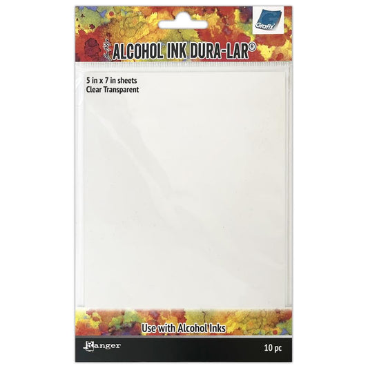 Tim Holtz Alcohol Ink Dura-Lar 5"X7" 10/Pkg - Ranger