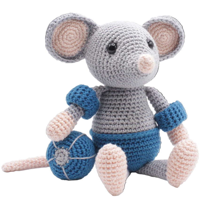 Eddy Mouse Crochet Kit DIY Handicraft USA