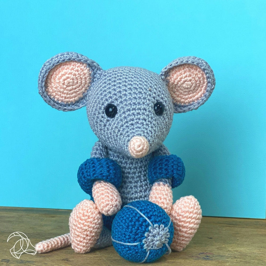 Eddy Mouse- DIY Crochet Kit  - Hardicraft USA