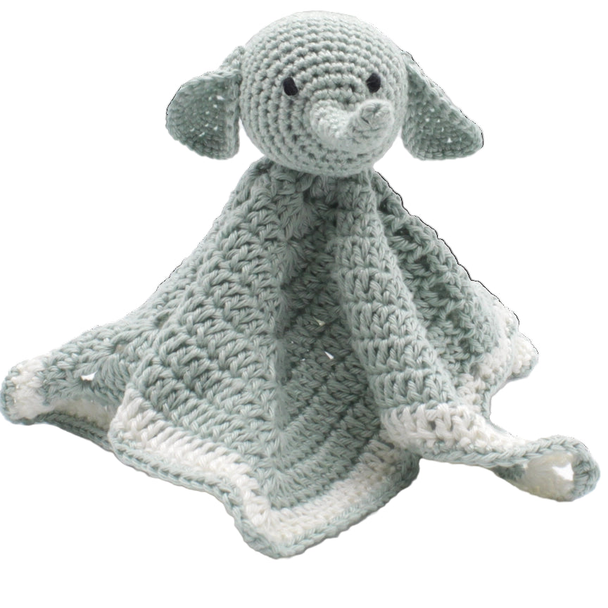 Elephant Cuddle Cloth Crochet Kit DIY Handicraft USA