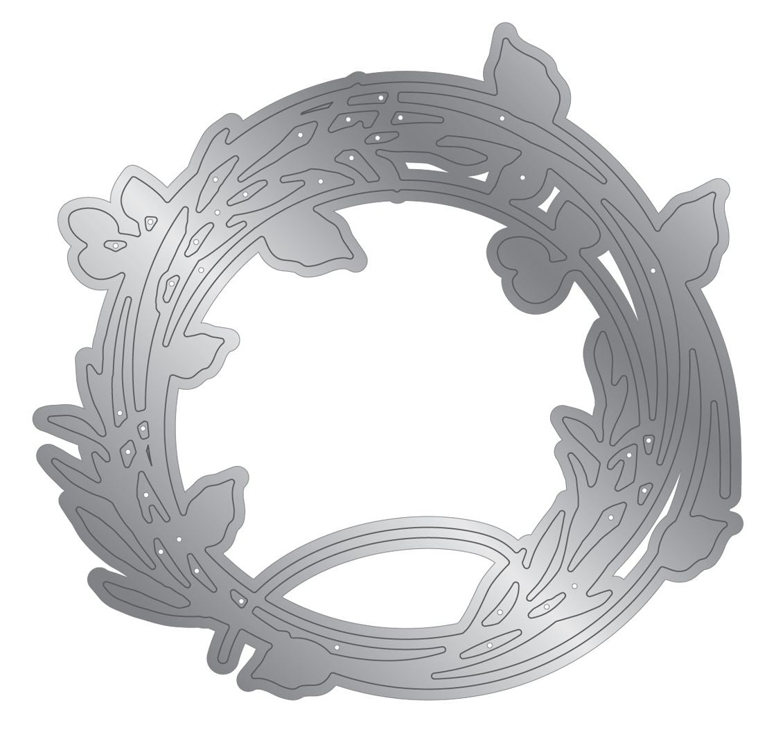 Entwined Wreath Natures Garden Kingfisher Dies - Crafters Companion
