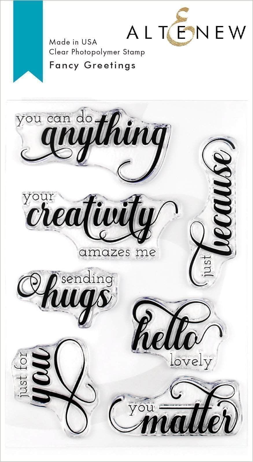 Altenew - Fancy Greetings Stamp Set