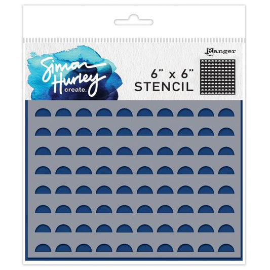 Simon Hurley Create Flip Flop Circles Stencil 6x6