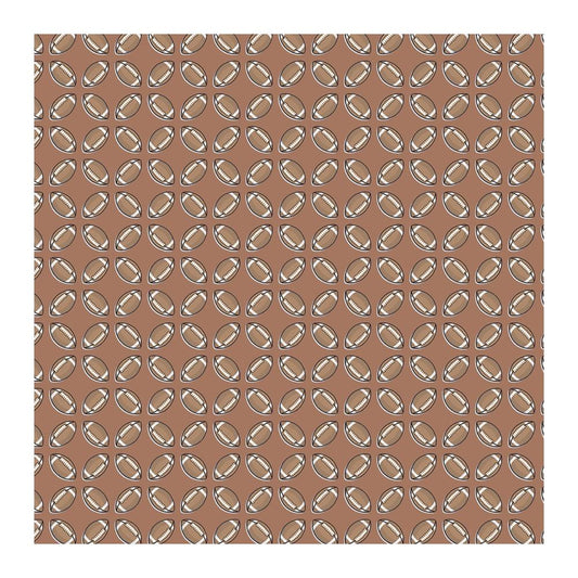 Footballs paper 12 x12 single sided for scrapbooks or handmade cards. By American Crafts