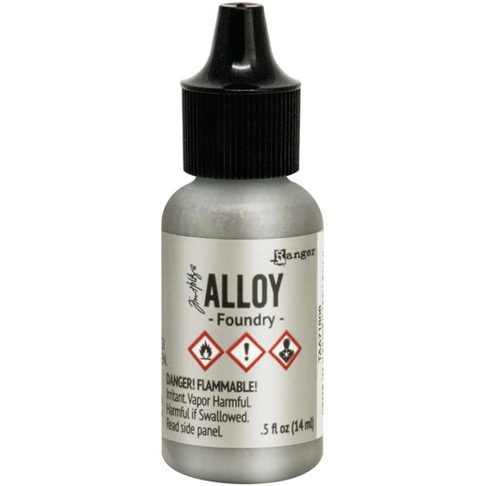 Tim Holtz Alloys Ink .5 Ounce Foundry - Ranger