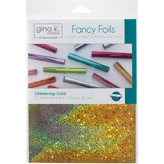 Gina K Designs - Glimmering Gold Fancy Foils 6x8