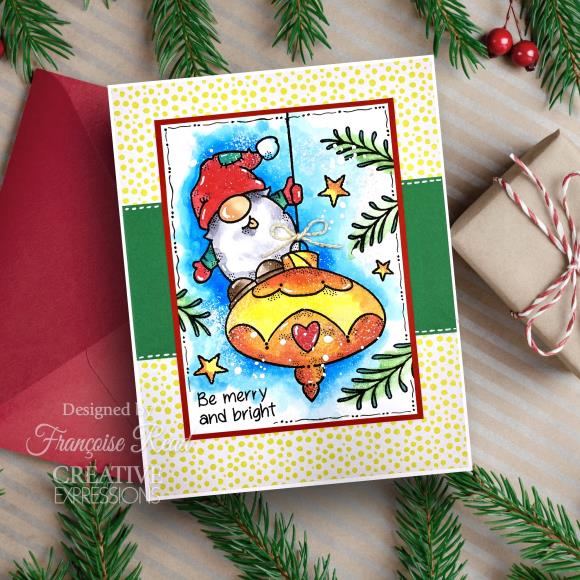Funtime Gnome 4x6 Clear Stamp Set Woodware Craft Collections - Creative Expressions