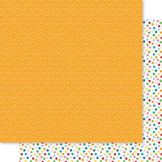 Birthday Bash Happy Birthday Song Double Sided 12x12 Cardstock - Bella Blvd