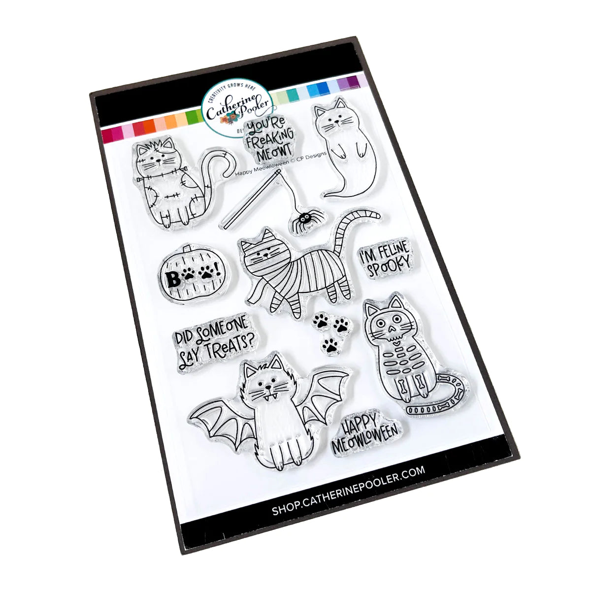 Happy Meowloween Cats Clear Stamp Set Catherine Pooler Designs - Fair Play Collection