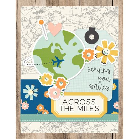Simple Cards Happy Travels -Simple Stories Card Kit