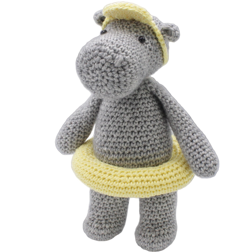 Henny Hippo Crochet Kit DIT Handicraft USA