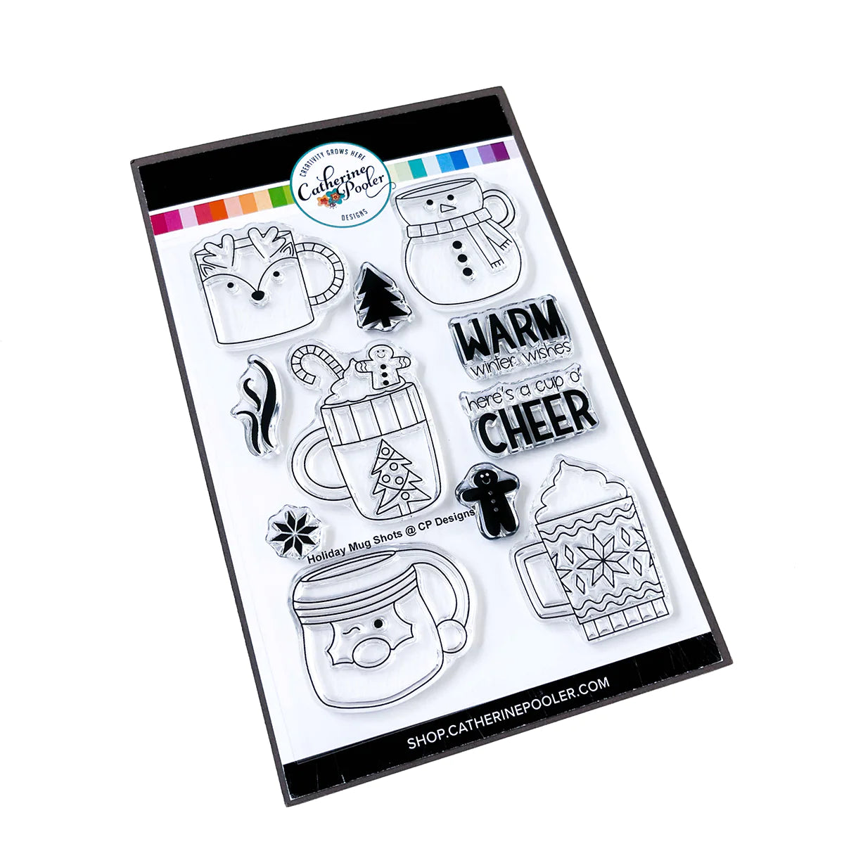 Holiday Mug Shots Clear Stamp Set Catherine Pooler Designs - Fair Play Collection