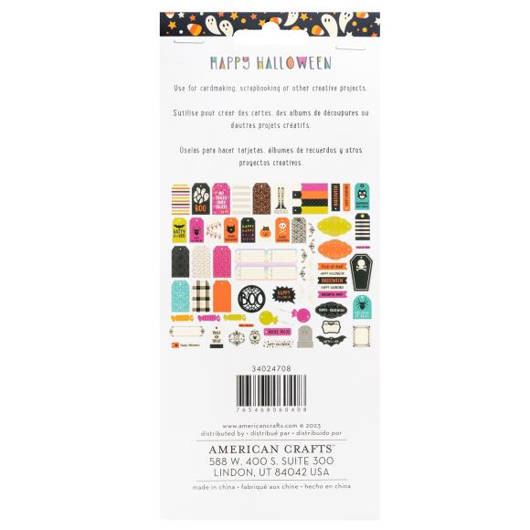 Happy Halloween Ephemera Die Cuts - American Crafts
