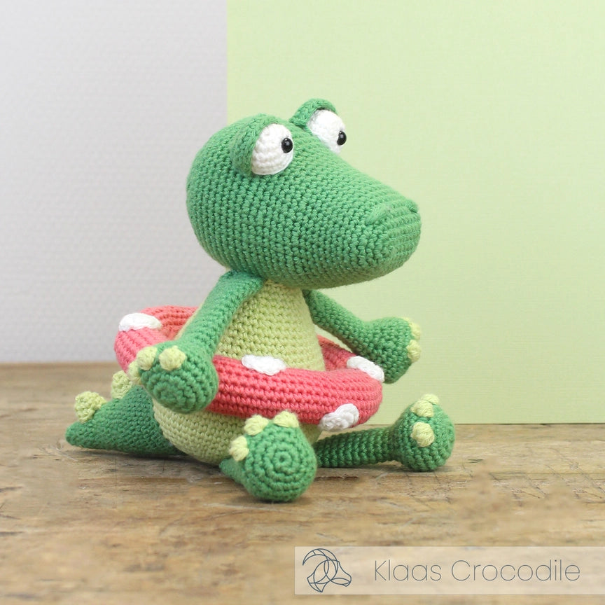 Klaas Crocodile - DIY Crochet Kit  - Handicraft USA